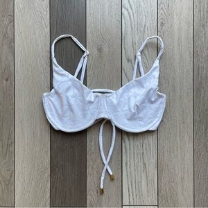 Watercolors White Floral Embroidered jumpsuit